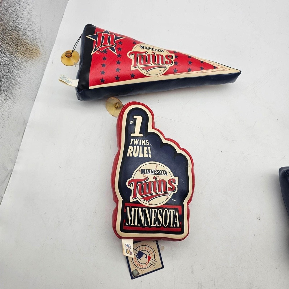 Vintage Minnesota Twins Plush Set One Size Multi-Color MLB Baseball Good Stuff